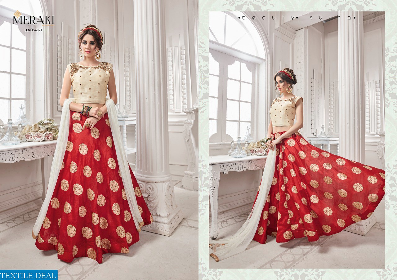 Meraki shama Wholesale ready made indian lehenga